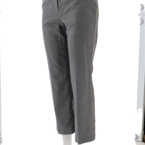 NWT LANDS' END PANTS LIGHT CHARCOAL (GRAY) 2P (PETITE) - Picture 4 of 9